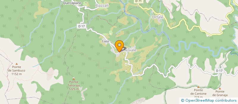 localisation de l'entreprise SIVOM DE LA HAUTE VALLEE D'ALESANI à VALLE D'ALESANI