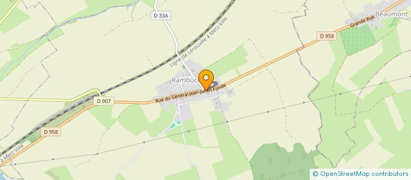 localisation de l'entreprise SIVOM DE LA PETITE WOEVRE à RAMBUCOURT
