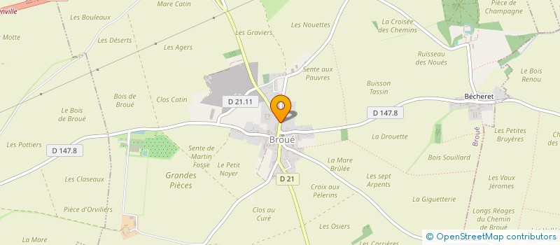 localisation de l'entreprise SIVOM DE LA PLAINE DU DROUAIS EST à BROUE