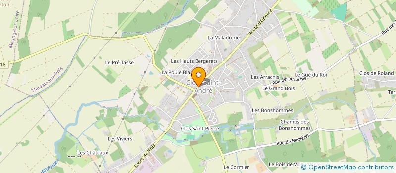 localisation de l'entreprise SIVOM DE LA REGION DE CLERY-ST-ANDRE à CLERY-SAINT-ANDRE
