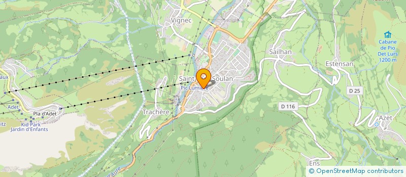 localisation de l'entreprise SIVOM DE LA VALLEE D'AURE  VIELLE-AURE