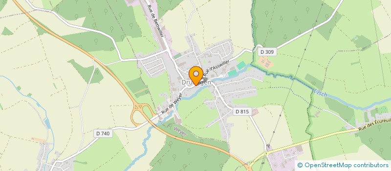 localisation de l'entreprise SIVOM DE LA VALLEE DE L'ISCH  DRULINGEN