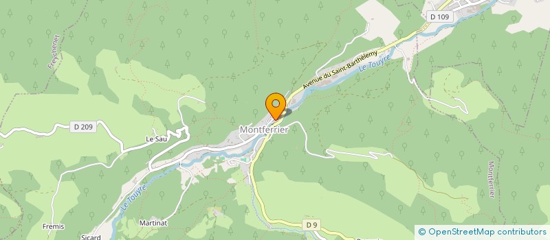 localisation de l'entreprise SIVOM DE LA VALLEE DU TOUYRE à MONTFERRIER