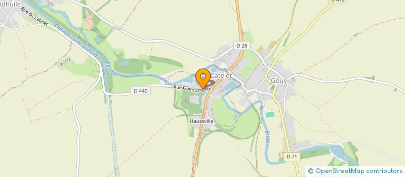 localisation de l'entreprise SIVOM DE LE CATELET  LE CATELET