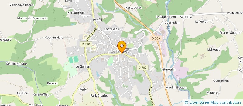 localisation de l'entreprise SIVOM DE LE FAOUET à LE FAOUET