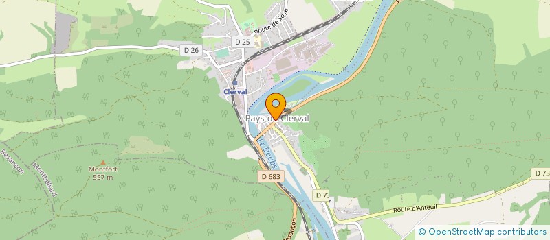 localisation de l'entreprise SIVOM DE PAYS-DE-CLERVAL à PAYS-DE-CLERVAL