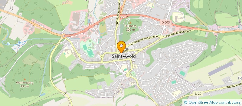 localisation de l'entreprise SIVOM DES CANTONS DE SAINT AVOLD à SAINT-AVOLD