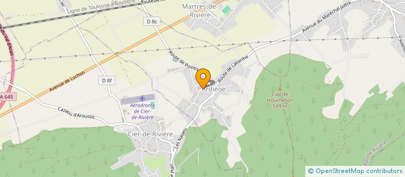 localisation de l'entreprise SIVOM DES CANTONS DE SAINT-GAUDENS - MONTREJEAU - ASPET - MAGNOAC  MONTREJEAU