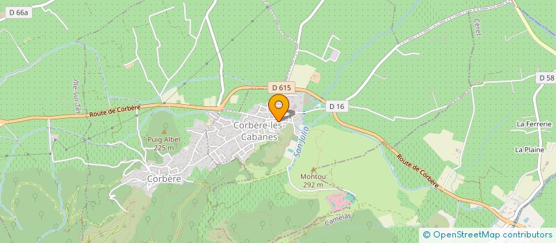 localisation de l'entreprise SIVOM DES DEUX CORBERE  CORBERE-LES-CABANES