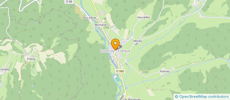 localisation de l'entreprise SIVOM DES EAUX DU TERNIN  LUCENAY L'EVEQUE