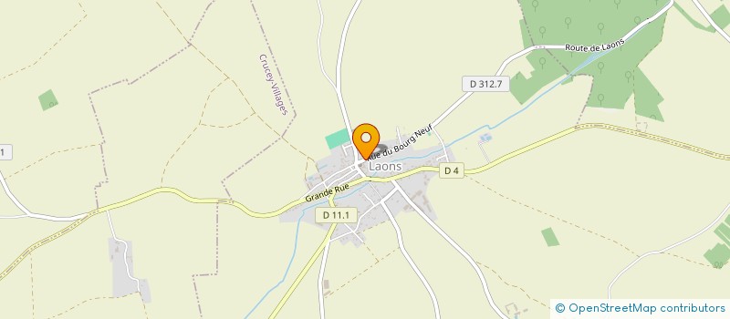 localisation de l'entreprise SIVOM DES QUATRE COMMUNES CHATAINCOURT ESCORPAIN LAONS PRUDEMANCHE à LAONS