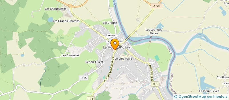 localisation de l'entreprise SIVOM DEVELOP PAYS ENTRE VIENNE ET CREUS à LA ROCHE-POSAY