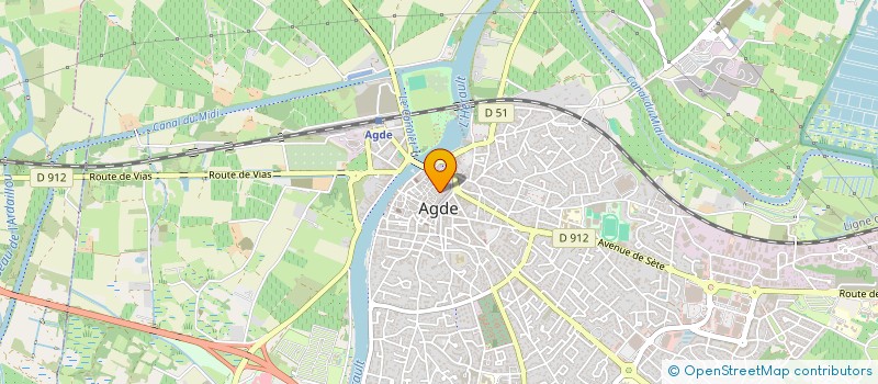 localisation de l'entreprise SIVOM DU CANTON D'AGDE à AGDE