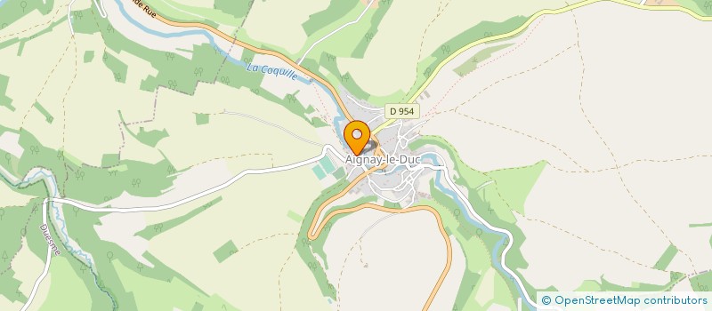 localisation de l'entreprise SIVOM DU CANTON D'AIGNAY-LE-DUC  AIGNAY-LE-DUC