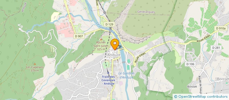 localisation de l'entreprise SIVOM DU CANTON D'ANDUZE à ANDUZE