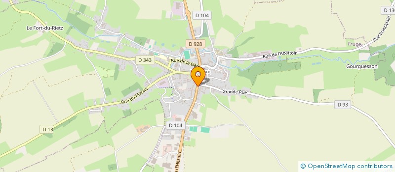 localisation de l'entreprise SIVOM DU CANTON DE FRUGES à FRUGES