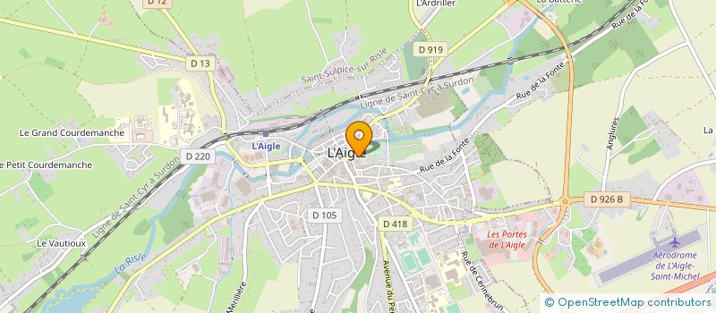 localisation de l'entreprise SIVOM DU CANTON DE L'AIGLE à L'AIGLE