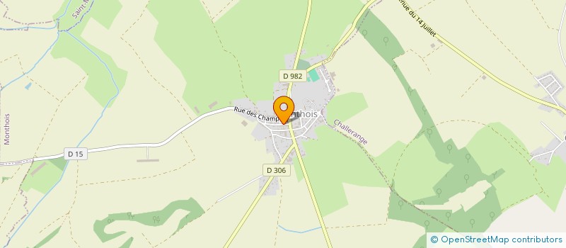 localisation de l'entreprise SIVOM DU CANTON DE MONTHOIS  MONTHOIS