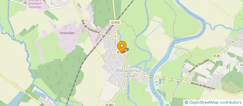 localisation de l'entreprise SIVOM DU CANTON DE PONTAILLER  PONTAILLER-SUR-SAONE