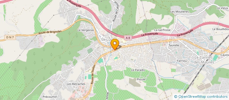localisation de l'entreprise SIVOM DU CENTRE VAR à LE LUC