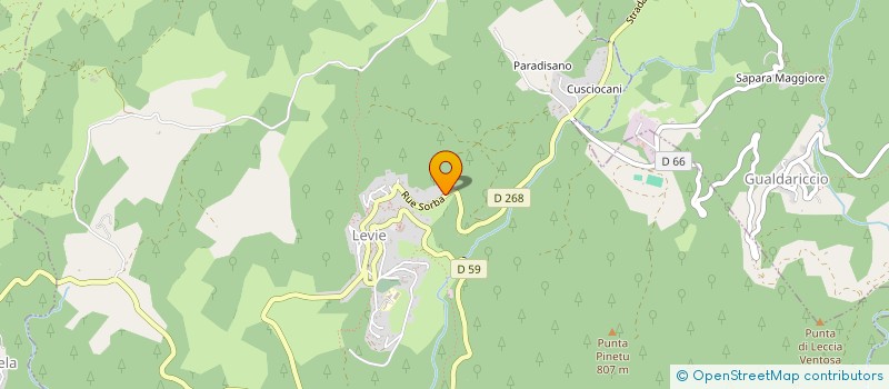 localisation de l'entreprise SIVOM DU HAUT CANTON DE LEVIE à LEVIE