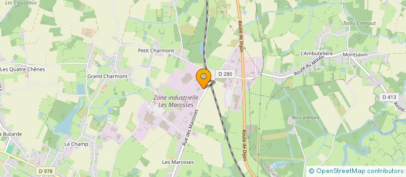 localisation de l'entreprise SIVOM DU LOUHANNAIS à BRANGES