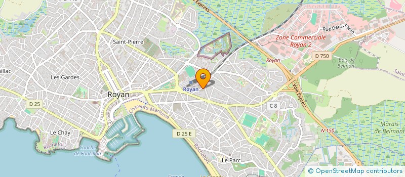 localisation de l'entreprise SIVOM DU PAYS ROYANNAIS à ROYAN
