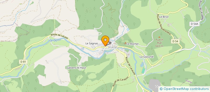 localisation de l'entreprise SIVOM DU PLO DU LAC  VIANE