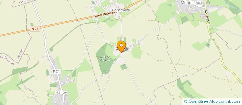 localisation de l'entreprise SIVOM DU SECTEUR DE PAS EN ARTOIS  FAMECHON