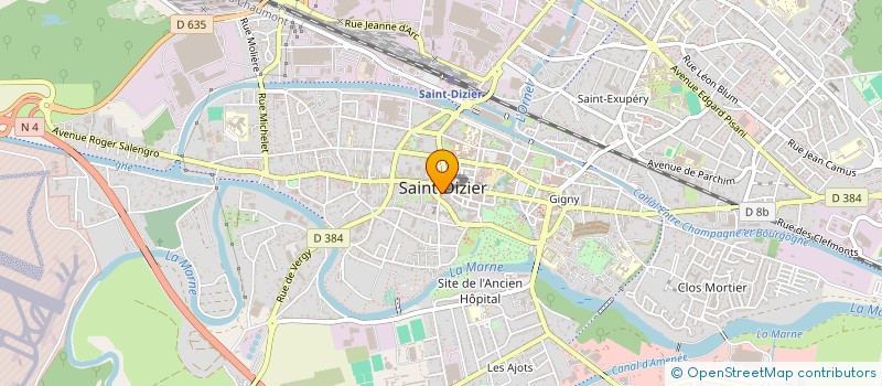 localisation de l'entreprise SIVOM DU TRIANGLE à SAINT-DIZIER