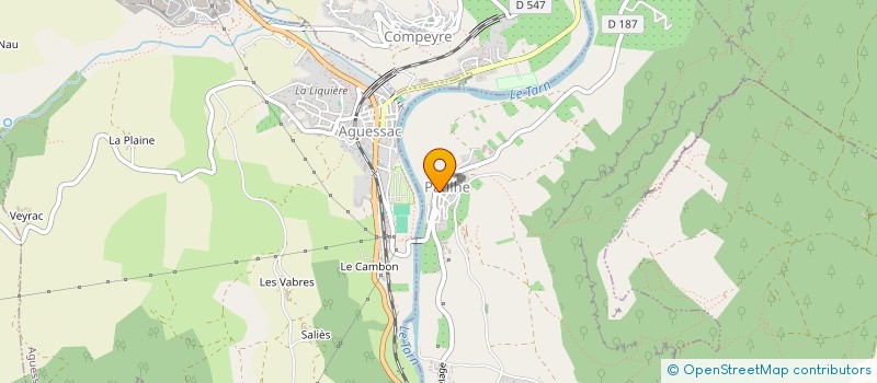 localisation de l'entreprise SIVOM ENFANCE-JEUNESSE DE LA VALLEE DU TARN à AGUESSAC