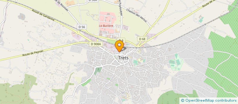 localisation de l'entreprise SIVOM HAUT ARC à TRETS