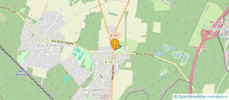localisation de l'entreprise SIVOM LA CHAPELLE ORRY  LA CHAPELLE-EN-SERVAL