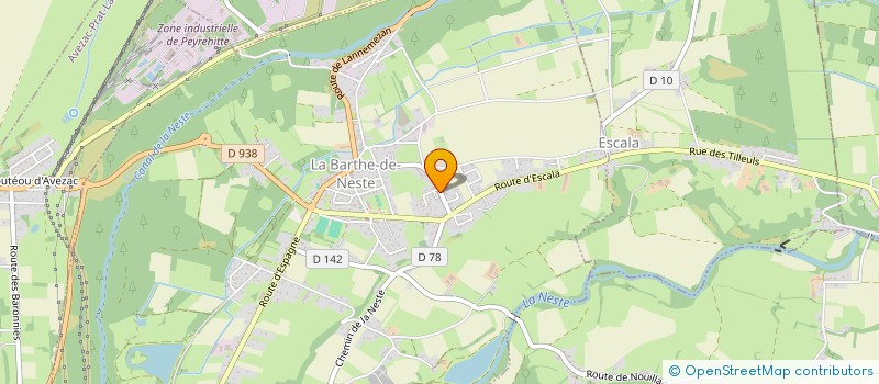 localisation de l'entreprise SIVOM NESTE-BARONNIES à LA BARTHE-DE-NESTE