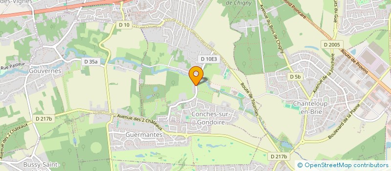 localisation de l'entreprise SIVOM POUR LA CREATION GESTION ET EQUIPEMENT SUR LE TERRITOIRE DES COMMUNES DE CONCHES GUERMANTES  CONCHES-SUR-GONDOIRE