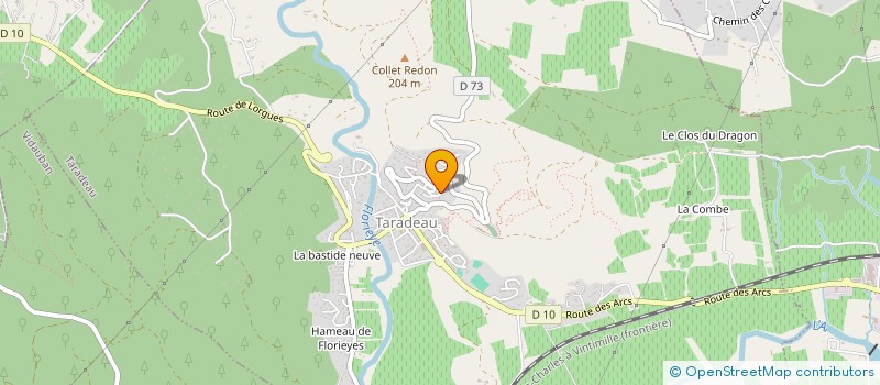 localisation de l'entreprise SIVOM ROQUEBRUNE ARGENS TRANS EN PROVENC à LES ARCS