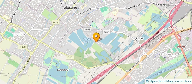 localisation de l'entreprise SIVOM SAUDRUNE ARIEGE GARONNE  ROQUES