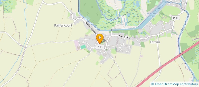 localisation de l'entreprise SIVOM SENSESCAUT à PAILLENCOURT