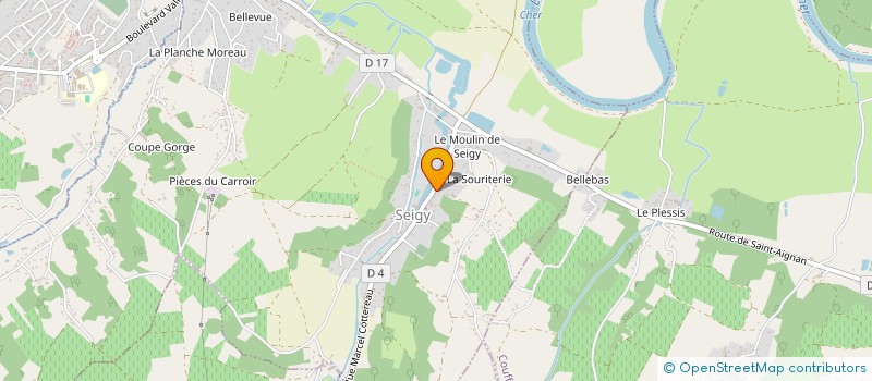 localisation de l'entreprise SIVOM ST AIGNAN SUR CHER à SEIGY