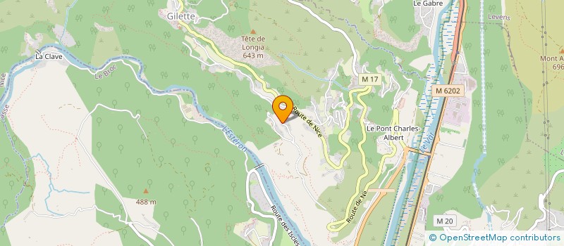 localisation de l'entreprise SIVOM VALLEE DE L ESTEREL à GILETTE
