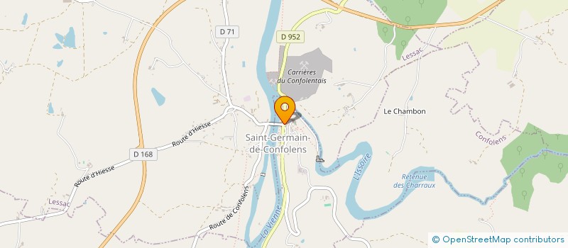 localisation de l'entreprise SIVOS ANSAC SUR VIENNE MANOT à MANOT