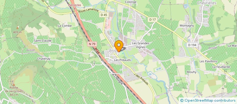 localisation de l'entreprise SIVOS DE BUSSIERES - MILLY-LAMARTINE - SOLOGNY à MILLY-LAMARTINE