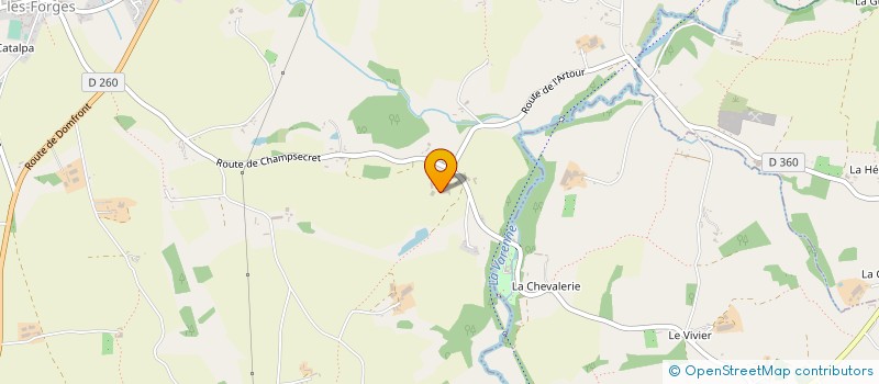 localisation de l'entreprise SIVOS DE CHAMPSECRET DOMPIERRE à CHAMPSECRET