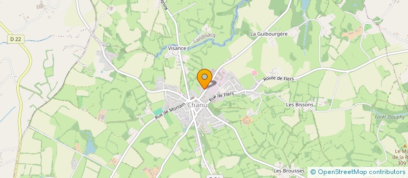 localisation de l'entreprise SIVOS DE CHANU ST PAUL à CHANU