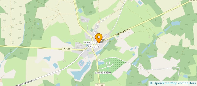 localisation de l'entreprise SIVOS DE CHAON - SENNELY - SOUVIGNY-EN-SOLOGNE  SOUVIGNY-EN-SOLOGNE