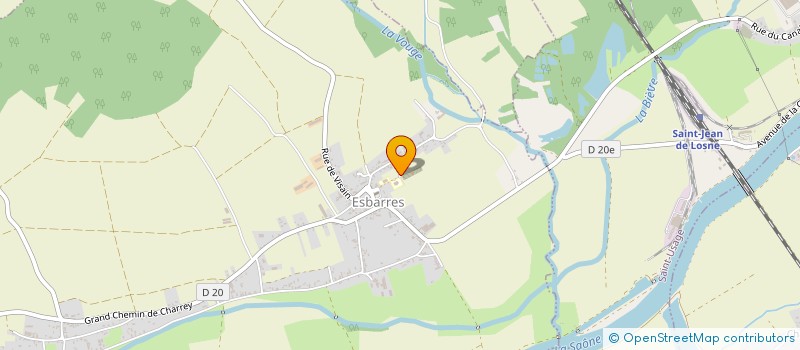 localisation de l'entreprise SIVOS DE CHARREY - ESBARRES - MAGNY  ESBARRES