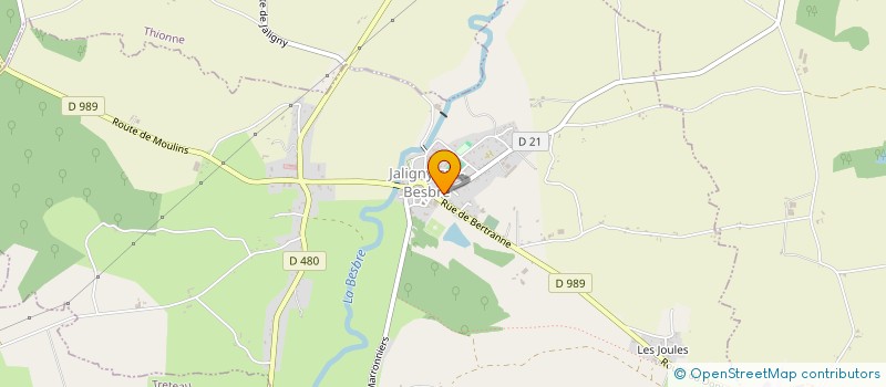 localisation de l'entreprise SIVOS DE JALIGNY SUR BESBRE à JALIGNY-SUR-BESBRE