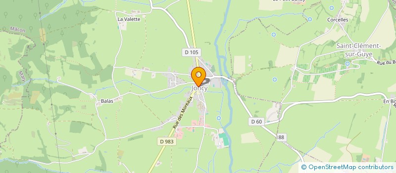 localisation de l'entreprise SIVOS DE JONCY  JONCY