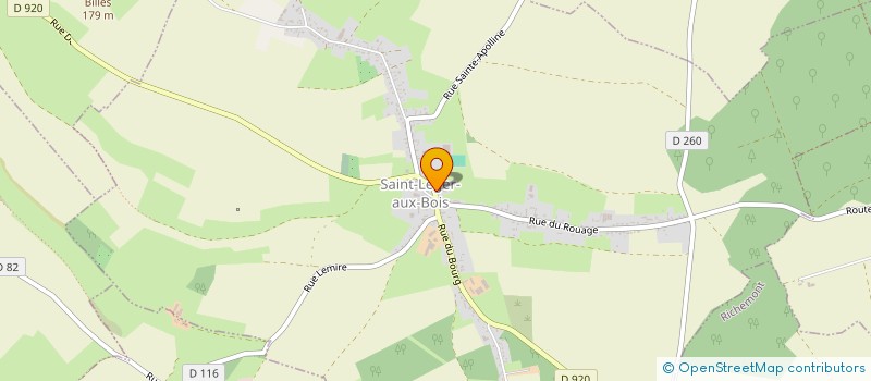 localisation de l'entreprise SIVOS DE LA TOUR DE MAILLY  SAINT-LEGER-AUX-BOIS