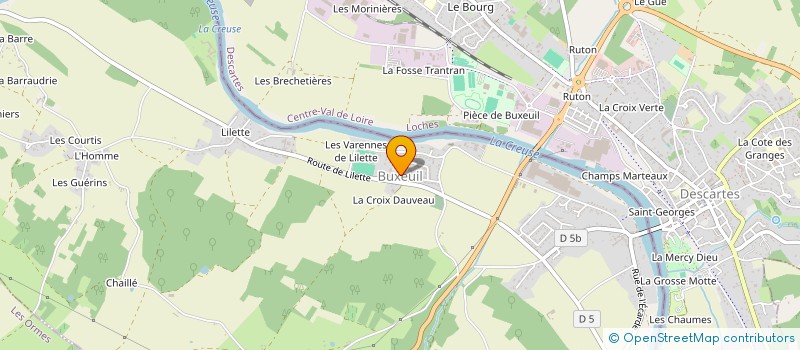localisation de l'entreprise SIVOS DE LA VALLEE DE LA CREUSE à BUXEUIL